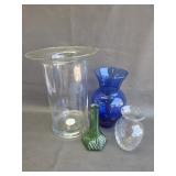 Assorted Glass Vases