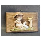 Vintage Ucagco Ceramics wall hanging