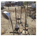 vintage floor lamp pieces-as is-re purpose project