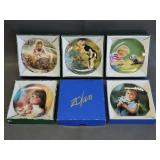 Limited-edition Donald Zolan mini collector plates