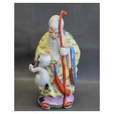 vintage Chinese Shou Xing, the God of Longevity