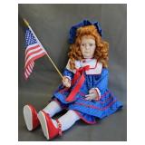 Meribeth 24 inch Porcelain Doll by Alice Wolleydt