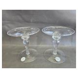Princess House Heritage Crystal Candlesticks