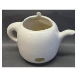 vintage Haeger USA white ceramic teapot planter