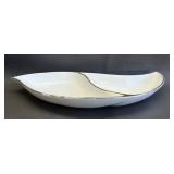 California Pottery divided relish dish