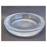 Vintage Clear Heavy Glass Ashtray