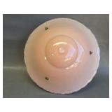 vintage pink frosted glass ceiling light shade