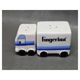 Vintage Fingerhut Semi Truck Salt & Pepper Shakers