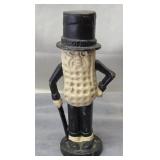 vintage cast iron coin bank Planters Mr. Peanut