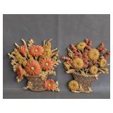 Burwood flower basket wall plaques