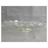 Teardrop Low Pedestal Cake Plate by Indiana Glass