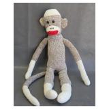 handcrafted traditional sock monkey