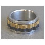 gear-shaped spinner band ring