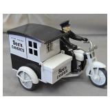 vintage See's Candies die-cast motorcycle
