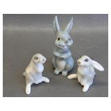 Vintage Rabbit Figurines
