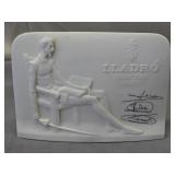 Lladro Collector Don Quixote Porcelain  Plaque