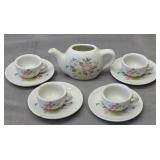 Vintage miniature porcelain tea set