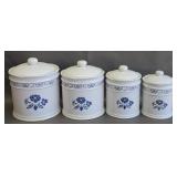 vintage 4-piece Royal Stratford canister set