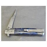 Italian-style stiletto pocket knife
