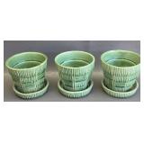 vintage McCoy Pottery planters