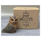 Harmony Kingdom Pot Bellys Great Horned Owl