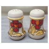 hand-painted Italian ceramic salt and pepper