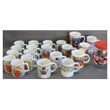 Assorted Christmas Mugs & Jar