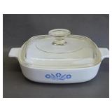 Vintage Blue Cornflower CorningWare Casserole Dish