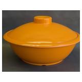 Hoover Melamine Ware lidded bowl