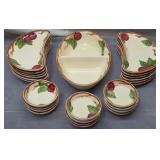 Vintage Franciscan Apple Serving Set