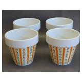 vintage ceramic mini planter pots