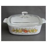 vintage Spice of Life Corning Ware casserole dish