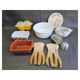 Assorted Kitchen Items-CorningWare, Jelo Molds