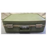 vintage hard sided suitcase