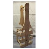 Wooden wine rack