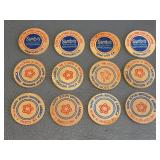 vintage Sambo's Restaurant 'wooden nickel' tokens