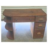 vintage wooden desk