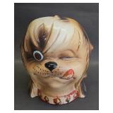 vintage Inarco dog head vase planter