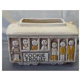 Treasure Craft ceramic CookieTrolley - as is
