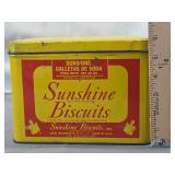 vintage Sunshine Biscuits tin
