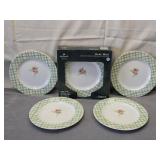 Sakura Rose Mist salad/dessert plates (8)