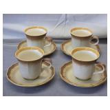 vintage Mikasa tea cups and saucers