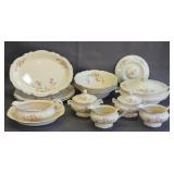 vintage Homer Laughlin Virginia Rose Serving Set