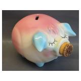 1957 Hull Pottery Company Corky Piggy Bank