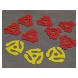 vintage plastic 45 RPM record adapters
