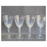 vintage crystal wine glasses