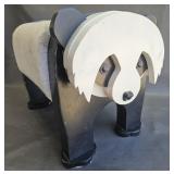 panda face kids ottoman or stool