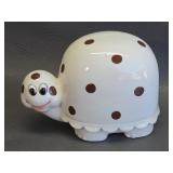 Ceramic Turtle Coin Bank