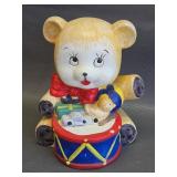 ceramic teddy bear coin bank