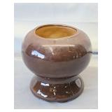 MCM Brown Glaze Planter